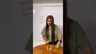 What is Tyndall Effect Class 910 Science experiment youtubeshorts tyndalleffect viralshorts [upl. by Narra105]