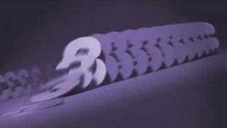 TV3 ident January 2009 to August 2009  Domino Purple [upl. by Dun]