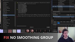 FIX No Smoothing Group Information Was Found in This FBX Scene in Unreal Engine 5 [upl. by Micro]