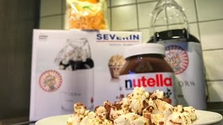 Selfmade Nutella Popcorn  selber machen  DIY [upl. by Hnim958]