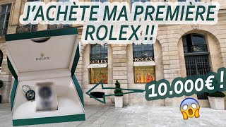 JACHÈTE MA PRÈMIERE ROLEX ET JE VOUS MONTRE TOUT [upl. by Sleinad266]