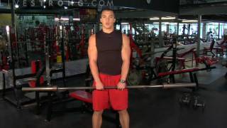 How to Do Upright Barbell Rows [upl. by Bartle]