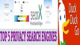 TOP 5 Google Search Engine Alternatives DuckDuckGo Startpage Qwant Searx Ixquick [upl. by Strade]