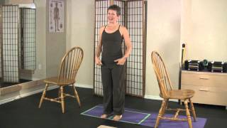 Curtsy Lunge Beginner Exercise Demonstrated by Physical Therapist [upl. by Manton20]