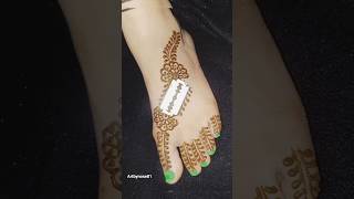 saving blade letest mehndi design new simple mehndi tricks lllsavings blade henna [upl. by Eihtak]