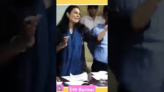 DM Barmer tina dabi ias topper [upl. by Rondon]