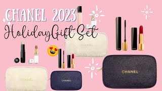 CHANEL HOLIDAY GIFT SETS 2023  THIS IS WHAT YOU CAN EXPECT THIS YEAR ☆ [upl. by Adniroc]