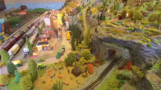 5 Zoll Gartenbahn H0 Modellbahn Anlage und eine Spur ll Gartenbahn [upl. by Eda]