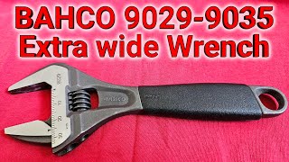 Bahco 9029 9035 Wide Opening Adjustable Wrench Rubber Handle Phosphate Finish [upl. by Gunar]