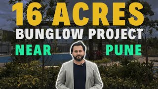 Bunglow project in 16 acres near Pune  Somatane 345 Bhk  210 Bunglows [upl. by Rudolph]