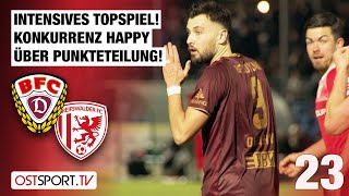 Intensives Topspiel Konkurrenz happy über Remis BFC Dynamo  Greifswald  Regionalliga Nordost [upl. by Lindo191]