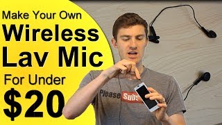 How To Get A Wireless Lavalier Microphone For Under 20  DIY Lapel Mic [upl. by Giarc474]