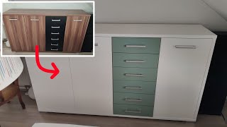 Furnierte Möbel streichen Klar geht das Upcycling Anleitung [upl. by Schiff]