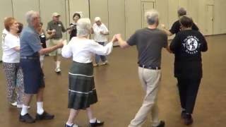 LA BORDEIUL CEL DIN VALE Romanian Style Circle Dance Choreographed by Ira Weisburd [upl. by Dlorej]