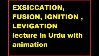 EXSICCATION FUSION IGNITION  LEVIGATION  Pharmaceutics 1 Pharmacy technician [upl. by Attegroeg]