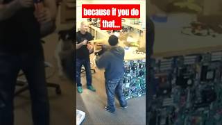 bear mace vs bad customer classic footage 😭 [upl. by Eceer]