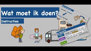 NT2 IMPERATIEF  Instructies geven verhuis  Wat moet ik doen Nederlands leren A2 B1 Learn Dutch [upl. by Alesig899]