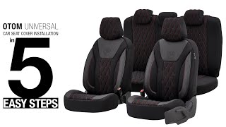 How To Install Otom Universal Size Car Seat Covers [upl. by Faxon]