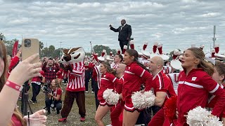 University of Wisconsin Marching Band pregame Pep Rally before the ReliaQuest Bowl [upl. by Correy]