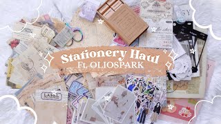 OLIOSPARK Stationery Haul💗  4k Vlog  Affordable GREAT quality stationery  Discount Codes ⬇ [upl. by Kristin87]