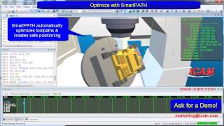 SmartPATH Optimization and Migration for CNC Simulation and Postprocessing from ICAM [upl. by Genie557]