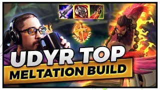 UDYR TOP VS MALPHITE  THE MELTATION BUILD  Trick2G [upl. by Erdah]