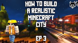 How To Build A Beautiful Realistic Minecraft City  Ep 3  Modern Skyscraper [upl. by Ainod]