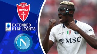 Monza vs Napoli Extended Highlights  Serie A  CBS Sports Golazo [upl. by Dayle]