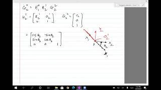 Legged Robotics 3b EulerLagrange for equations of a double pendulum Spring 2021 [upl. by Petronilla581]