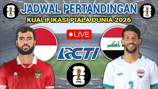 JADWAL SIARAN LANGSUNG TIMNAS INDONESIA VS IRAK PIALA ASIA 2024 QATAR LIVE RCTI [upl. by Remsen679]