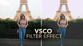 VSCO FILTER  VINTAGE Photo Effect in Photoshop [upl. by Eelasor]