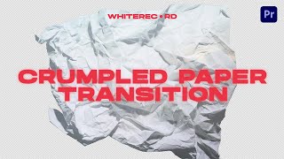 Crumpled Paper Transitions [upl. by Wailoo]