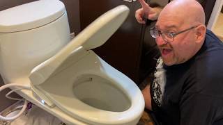 Installing a TOTO bidet toilet seat [upl. by Torbert]