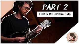 Beginner Chords and Strum Patterns  Beginner Mandolin Lesson Series Part 2 [upl. by Haya]