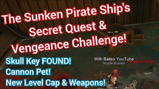 AQ3D Sunken Ships Secret Quest Skull Key Vengeance Challenge Cannon Pet Level 29 Items [upl. by Hughmanick]