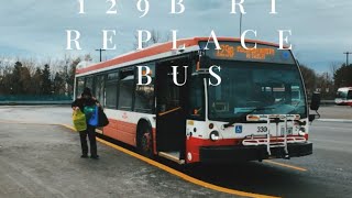 TTC Route 129B Line 3 Bus Service  3300 2018 NovaBus LFS [upl. by Nilo898]