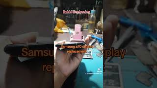 samsung a70 display replacement [upl. by Mann]