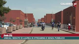 Unical sedute di laurea in streaming e senza pubblico [upl. by O'Donnell76]