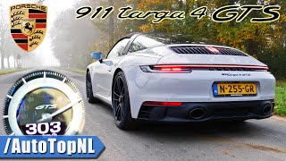 PORSCHE 911 992 Targa 4 GTS  0300 ACCELERATION SOUND amp AUTOBAHN POV by AutoTopNL [upl. by Eniarral]