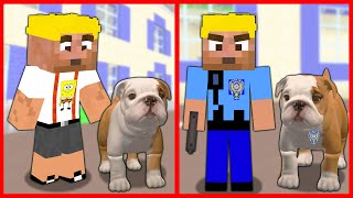 ARDANIN BEBEĞİ EFEKAN VE KÖPEĞİ POLİS OLDU 👮  Minecraft ZENGİN FAKİR HAYATI [upl. by Eeloj526]