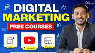 Learn Digital Marketing For FREE Free Courses amp Tools Notes  Digital Marketing Courses 202425 [upl. by Brosine750]