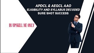 APDCL and AEGCL AAOEligibility and Syllabusfull discussion [upl. by Sims910]