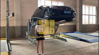 TP200 tilting parking lift [upl. by Ajidahk]