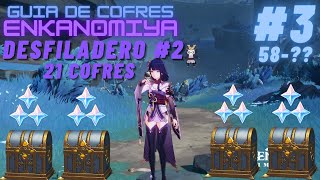 🍀🤑TODOS LOS COFRES DE ENKANOMIYA🤑🍀 3 Desfiladero Parte 2  Genshin Impact [upl. by Jacinto]