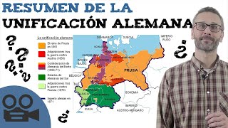 Resumen de la unificación alemana [upl. by Ydnam]