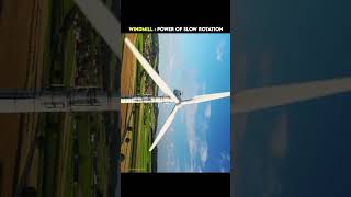 WINDMILL  POWER OF SLOW ROTATION  पवनचक्की  धीमी गति से घूमने की शक्ति facts fact windmill [upl. by Micco]