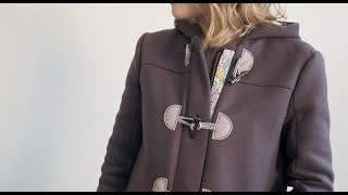 Grainline Cascade Duffle Coat Part 1  Laurens Latest Make [upl. by Woothen]