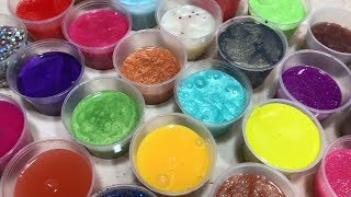 MIXING ALL MY SLIME  SLIME SMOOTHIE  SATISFYING VIDEOS  26 [upl. by Dunston509]