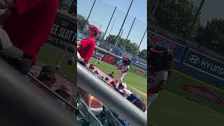 Buffalo bison baseball mascot dancing [upl. by Jessalyn381]