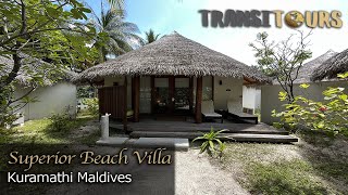 Superior Beach Villa  Kuramathi  Room Tour [upl. by Ninette602]